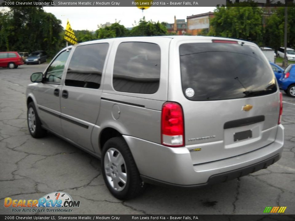 2008 Chevrolet Uplander LS Silverstone Metallic / Medium Gray Photo #4