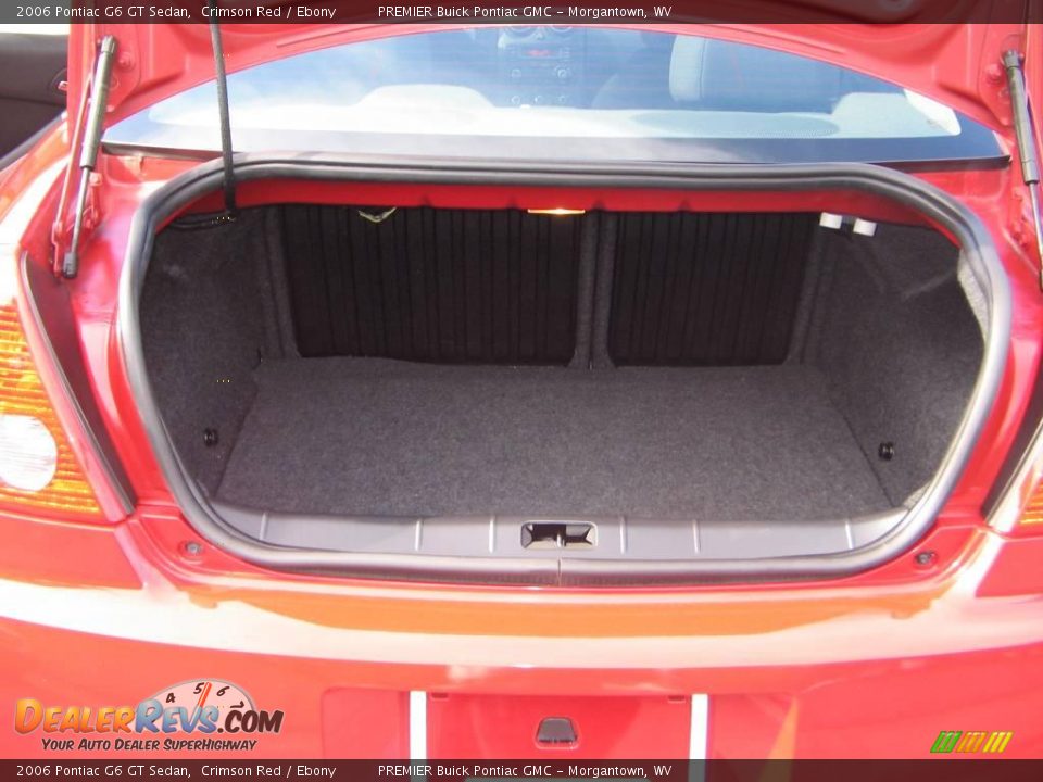 2006 Pontiac G6 GT Sedan Crimson Red / Ebony Photo #9