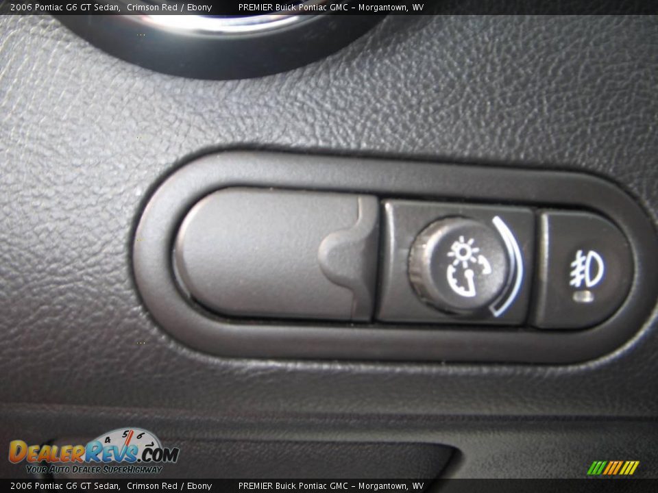 2006 Pontiac G6 GT Sedan Crimson Red / Ebony Photo #16