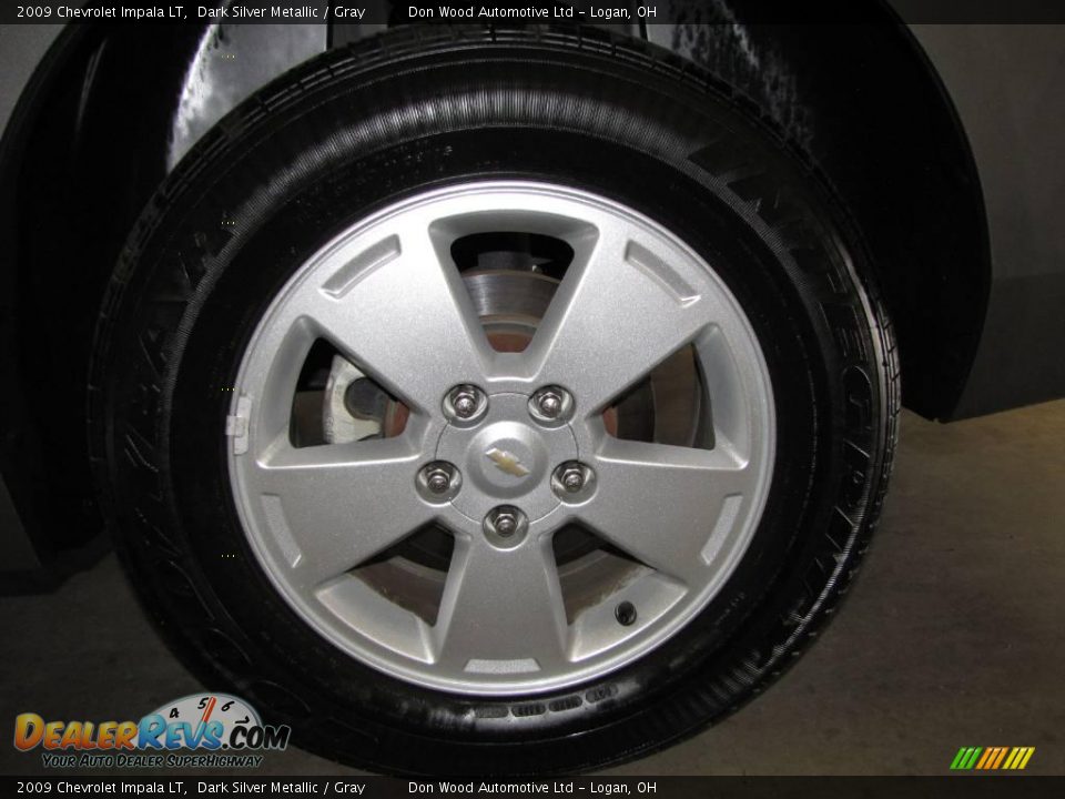 2009 Chevrolet Impala LT Dark Silver Metallic / Gray Photo #16