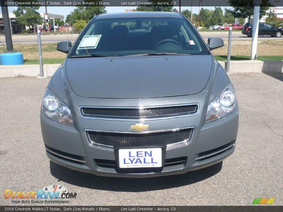 2009 Chevrolet Malibu LT Sedan Dark Gray Metallic / Ebony Photo #2