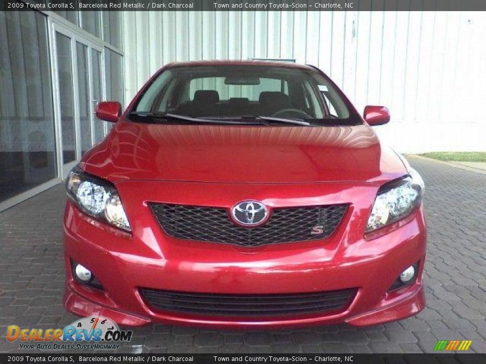2009 Toyota Corolla S Barcelona Red Metallic / Dark Charcoal Photo #2