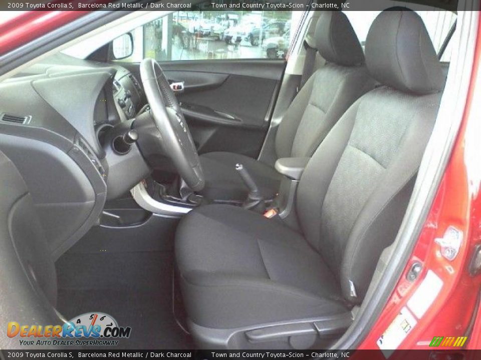 2009 Toyota Corolla S Barcelona Red Metallic / Dark Charcoal Photo #6