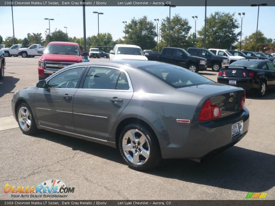 2009 Chevrolet Malibu LT Sedan Dark Gray Metallic / Ebony Photo #4