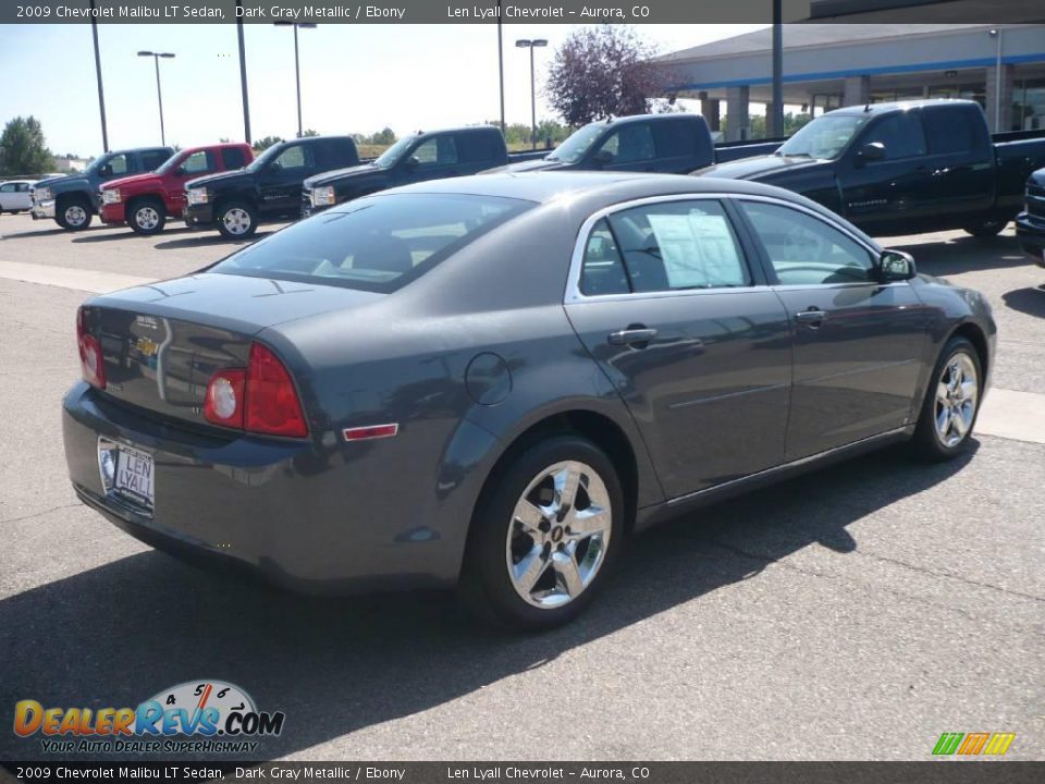 2009 Chevrolet Malibu LT Sedan Dark Gray Metallic / Ebony Photo #6
