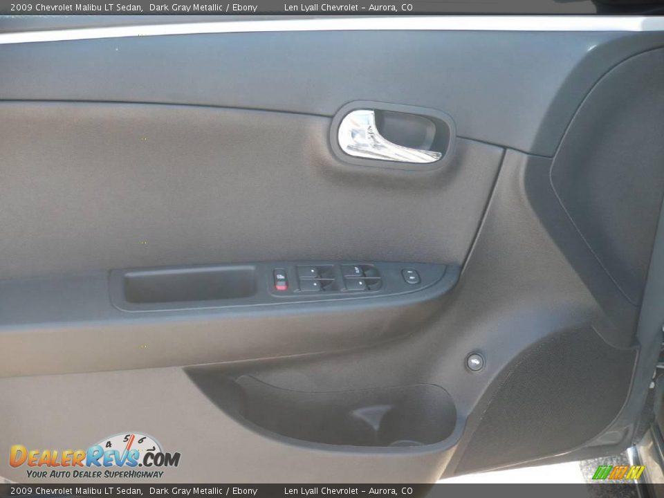 2009 Chevrolet Malibu LT Sedan Dark Gray Metallic / Ebony Photo #7