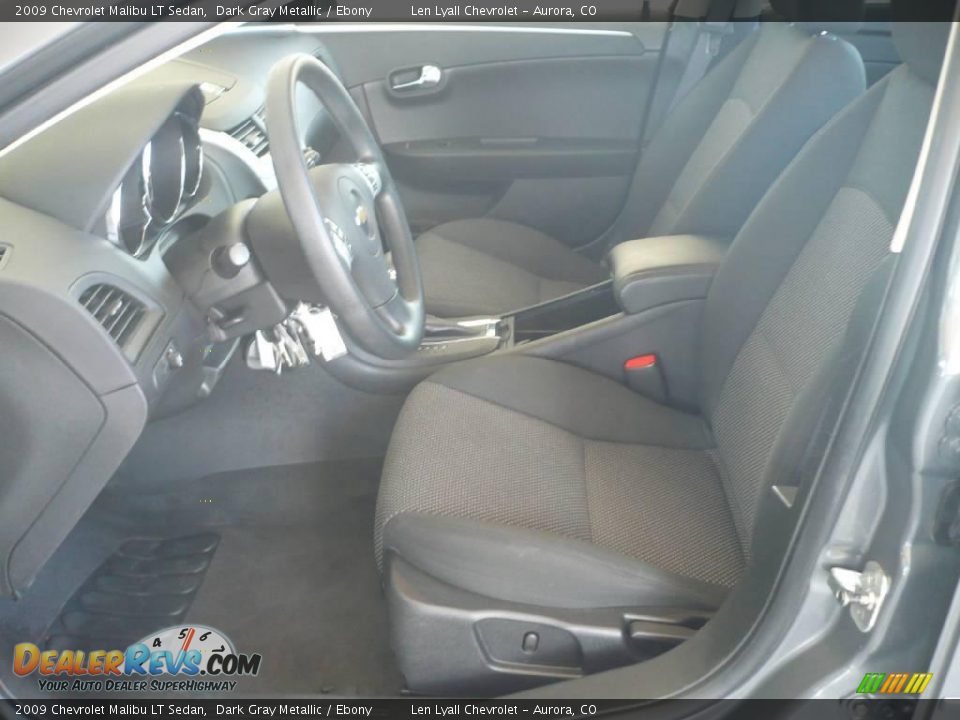 2009 Chevrolet Malibu LT Sedan Dark Gray Metallic / Ebony Photo #9