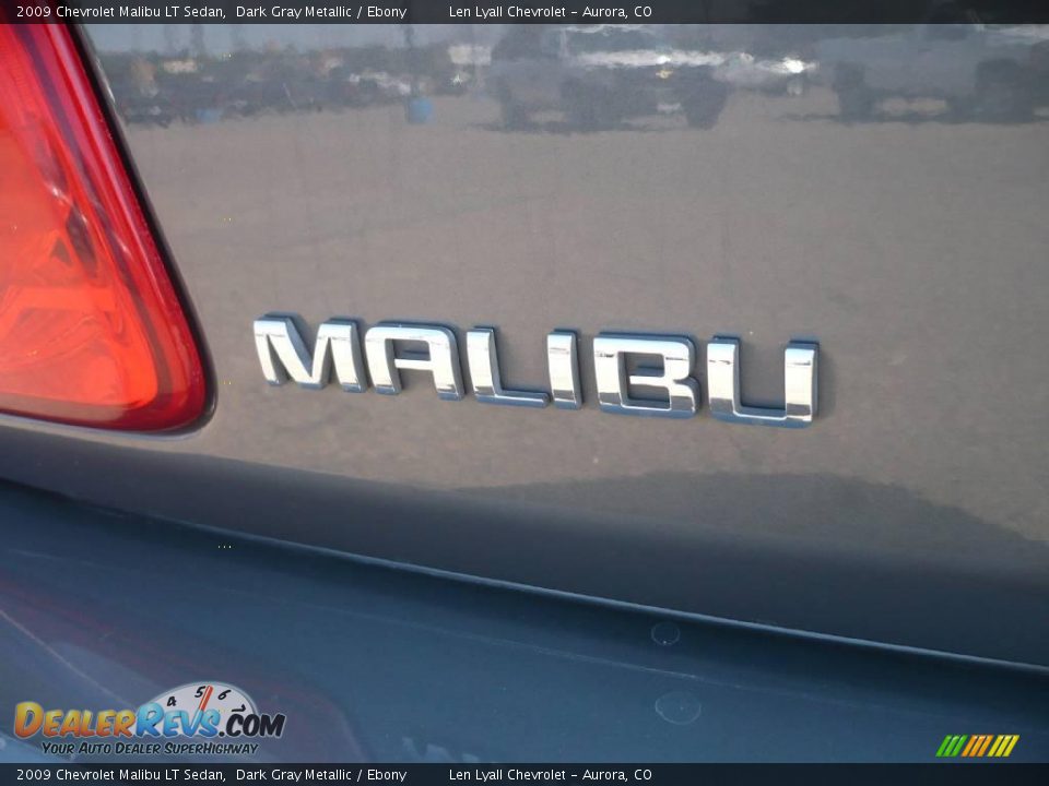 2009 Chevrolet Malibu LT Sedan Dark Gray Metallic / Ebony Photo #12