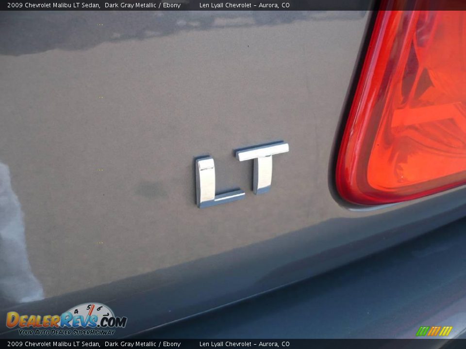 2009 Chevrolet Malibu LT Sedan Dark Gray Metallic / Ebony Photo #13