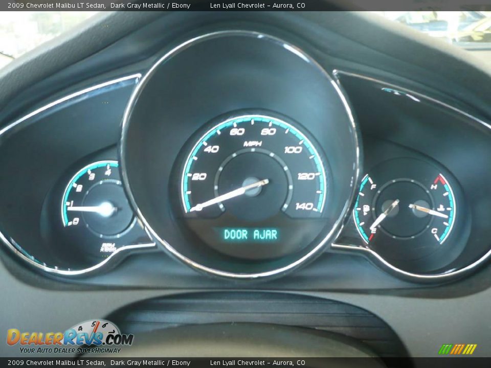 2009 Chevrolet Malibu LT Sedan Dark Gray Metallic / Ebony Photo #17