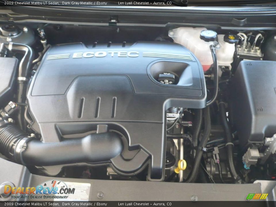 2009 Chevrolet Malibu LT Sedan Dark Gray Metallic / Ebony Photo #21