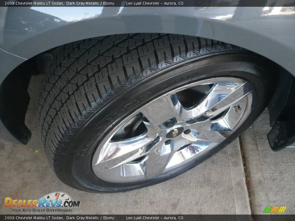 2009 Chevrolet Malibu LT Sedan Dark Gray Metallic / Ebony Photo #22