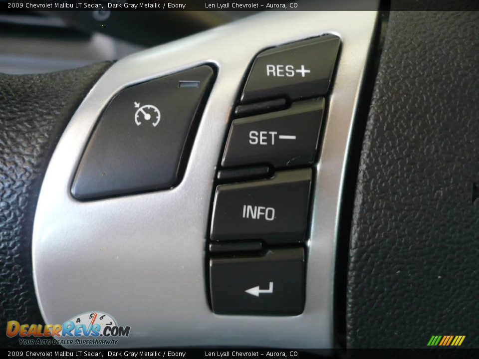 2009 Chevrolet Malibu LT Sedan Dark Gray Metallic / Ebony Photo #23