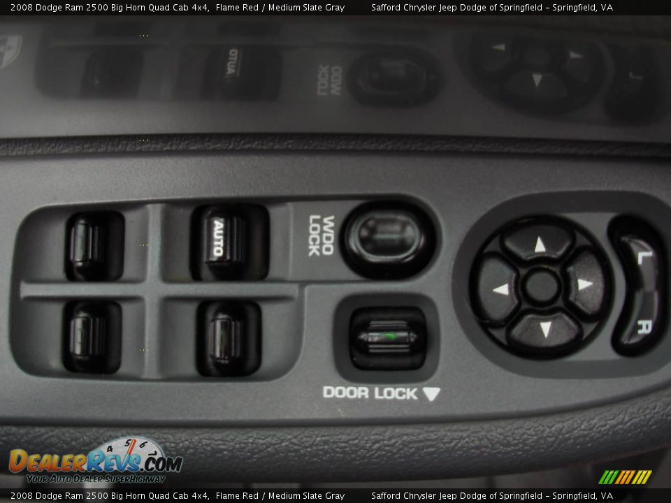 2008 Dodge Ram 2500 Big Horn Quad Cab 4x4 Flame Red / Medium Slate Gray Photo #22