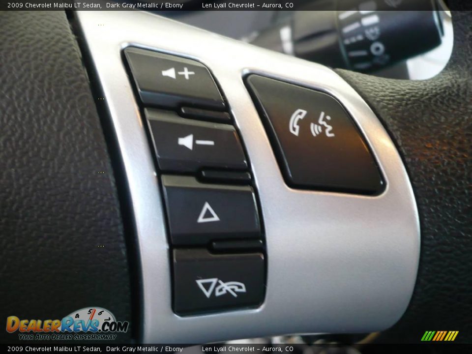 2009 Chevrolet Malibu LT Sedan Dark Gray Metallic / Ebony Photo #24