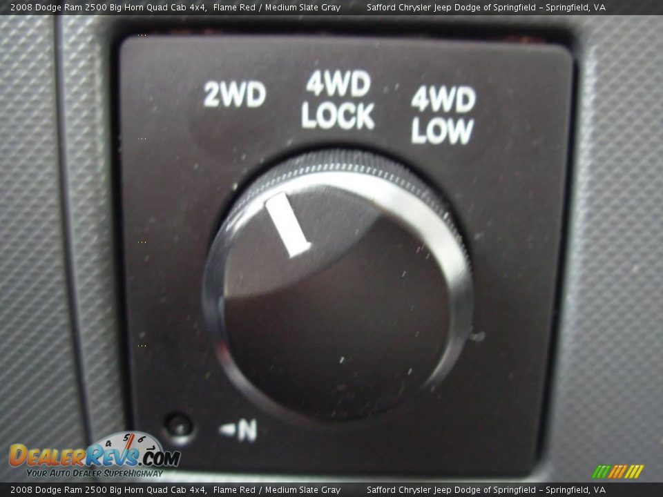 2008 Dodge Ram 2500 Big Horn Quad Cab 4x4 Flame Red / Medium Slate Gray Photo #23