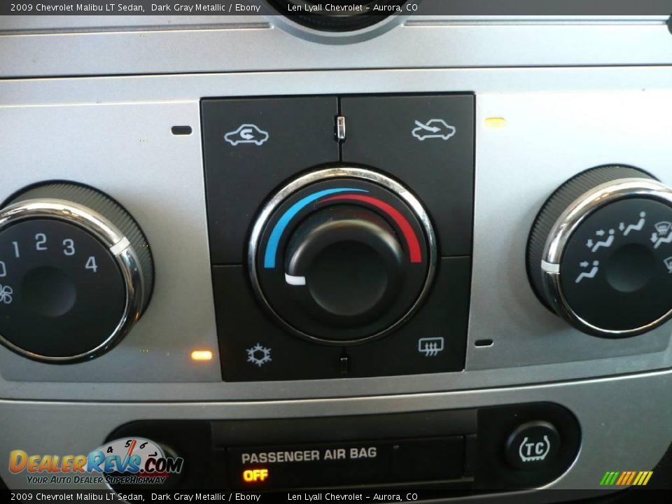 2009 Chevrolet Malibu LT Sedan Dark Gray Metallic / Ebony Photo #26