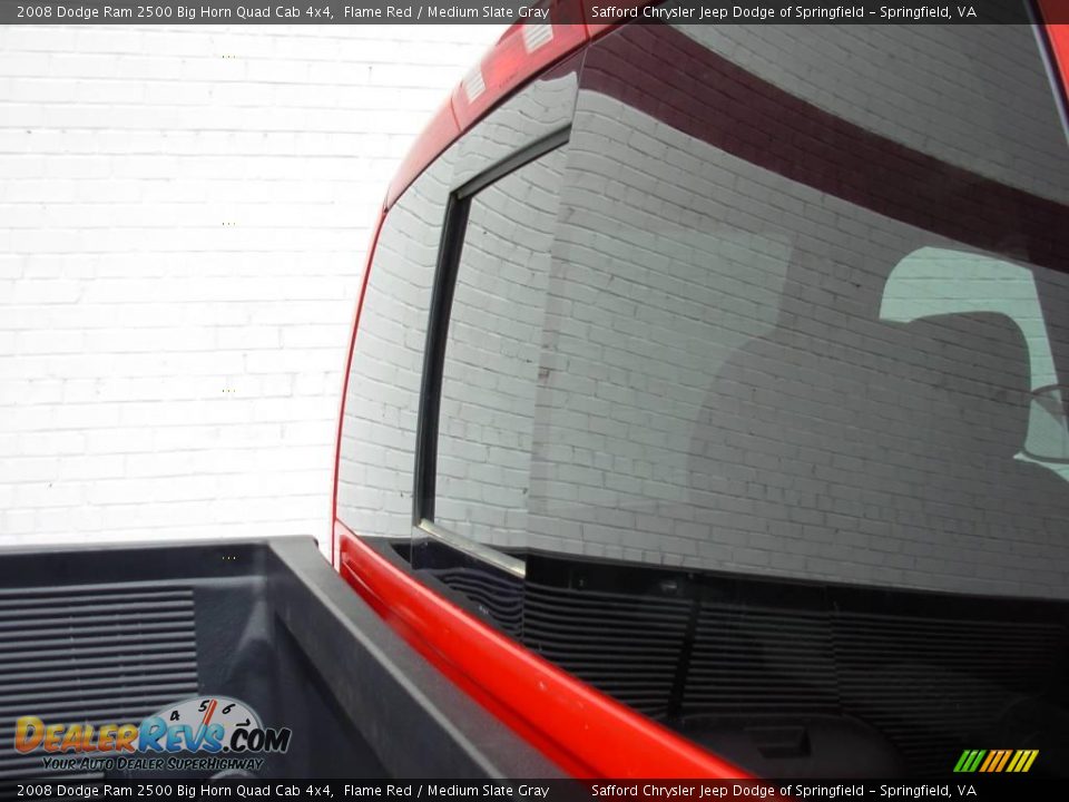2008 Dodge Ram 2500 Big Horn Quad Cab 4x4 Flame Red / Medium Slate Gray Photo #26