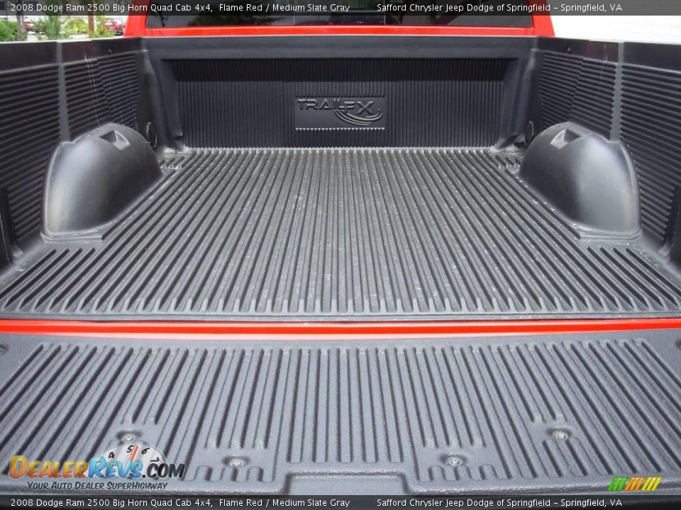 2008 Dodge Ram 2500 Big Horn Quad Cab 4x4 Flame Red / Medium Slate Gray Photo #27