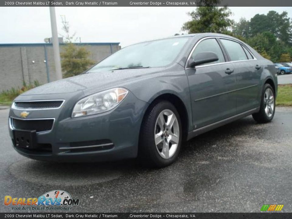 2009 Chevrolet Malibu LT Sedan Dark Gray Metallic / Titanium Photo #1