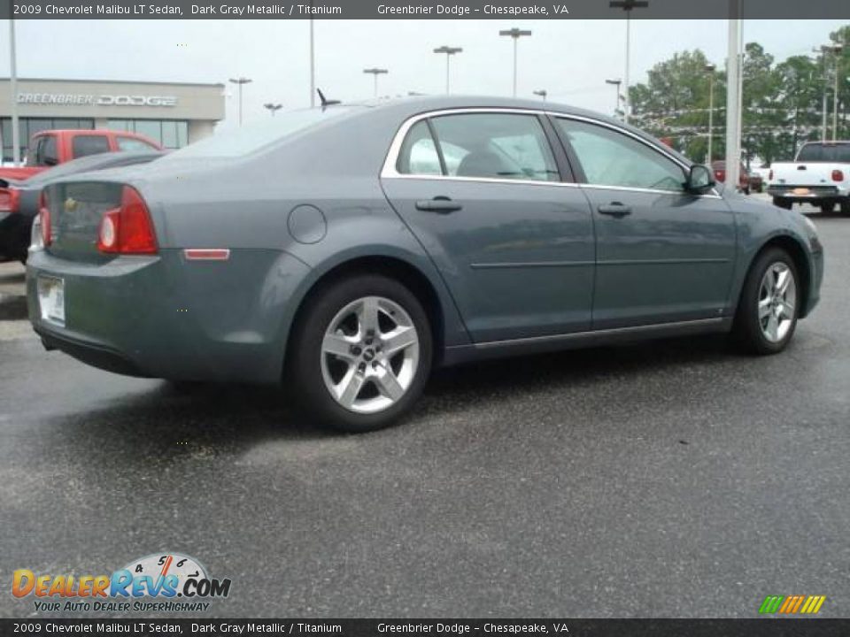 2009 Chevrolet Malibu LT Sedan Dark Gray Metallic / Titanium Photo #3