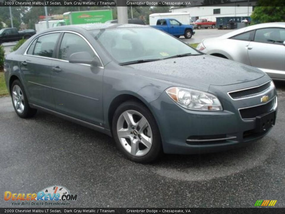 2009 Chevrolet Malibu LT Sedan Dark Gray Metallic / Titanium Photo #5