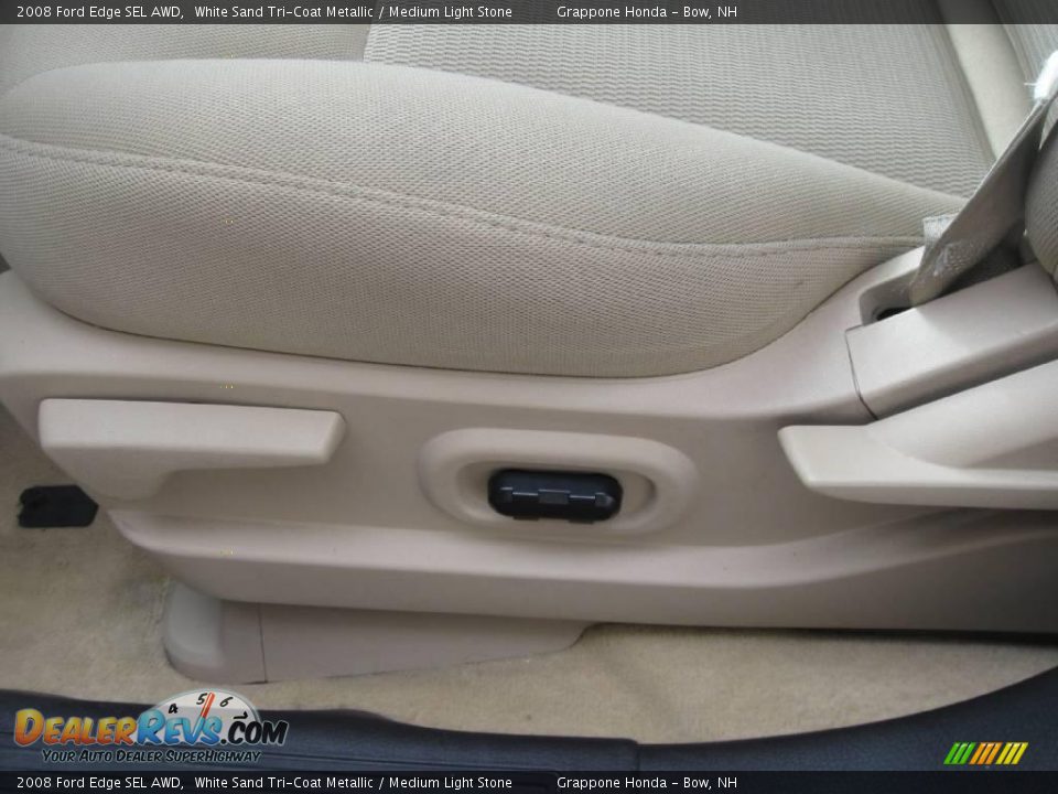 2008 Ford Edge SEL AWD White Sand Tri-Coat Metallic / Medium Light Stone Photo #7