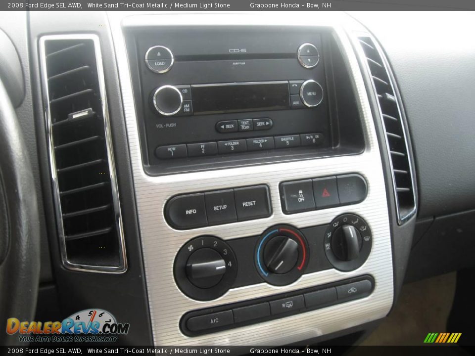2008 Ford Edge SEL AWD White Sand Tri-Coat Metallic / Medium Light Stone Photo #8