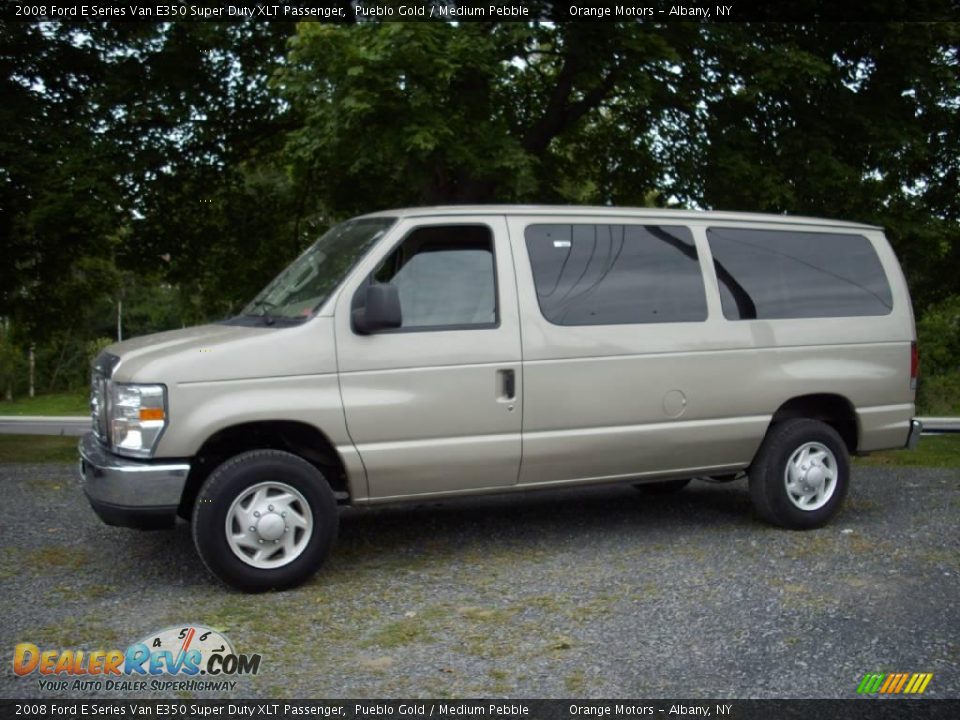 2008 Ford E Series Van E350 Super Duty XLT Passenger Pueblo Gold / Medium Pebble Photo #1