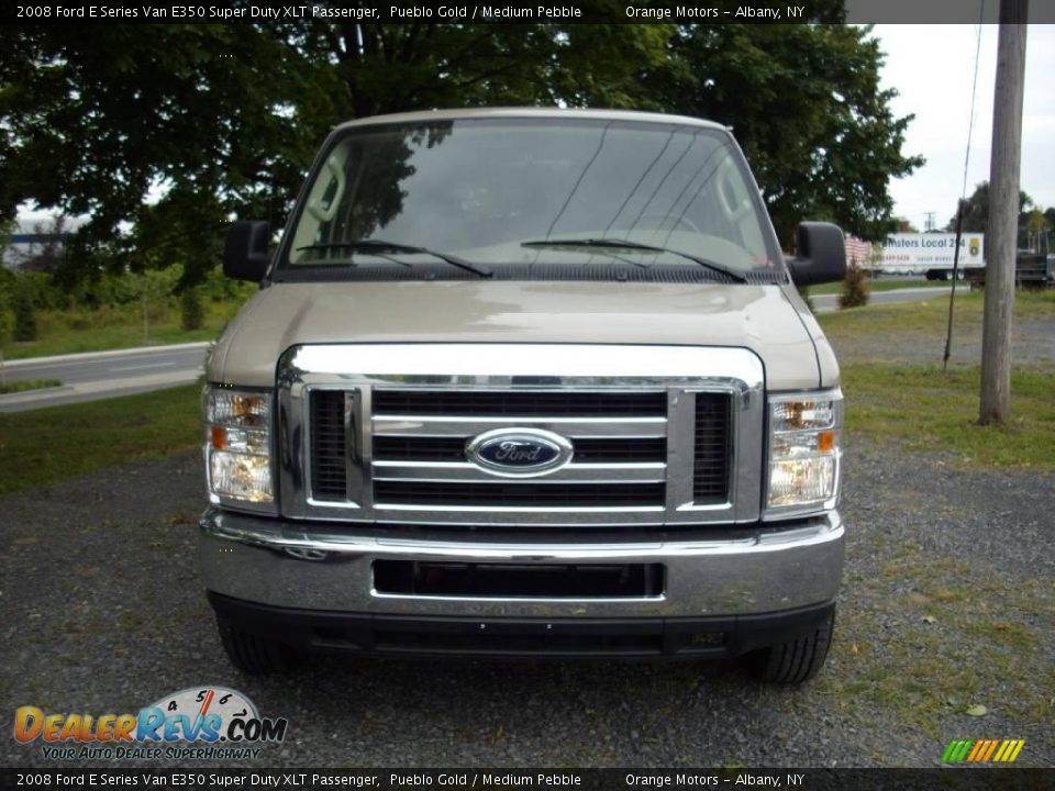 2008 Ford E Series Van E350 Super Duty XLT Passenger Pueblo Gold / Medium Pebble Photo #3