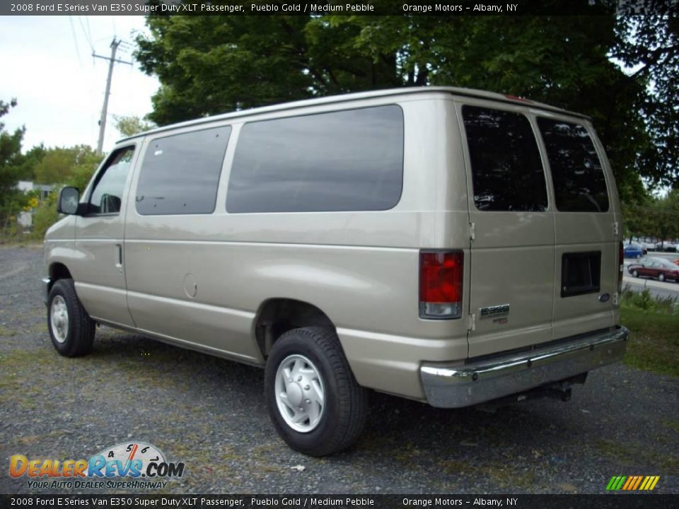 2008 Ford E Series Van E350 Super Duty XLT Passenger Pueblo Gold / Medium Pebble Photo #5