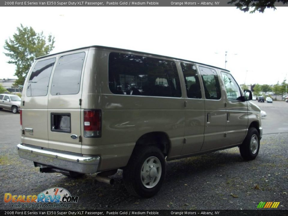 2008 Ford E Series Van E350 Super Duty XLT Passenger Pueblo Gold / Medium Pebble Photo #6