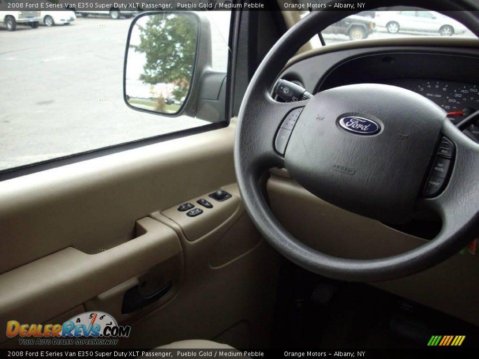 2008 Ford E Series Van E350 Super Duty XLT Passenger Pueblo Gold / Medium Pebble Photo #10
