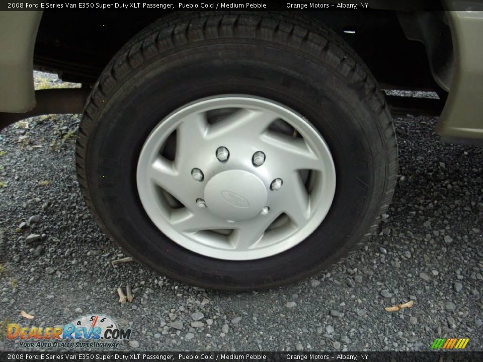2008 Ford E Series Van E350 Super Duty XLT Passenger Pueblo Gold / Medium Pebble Photo #12