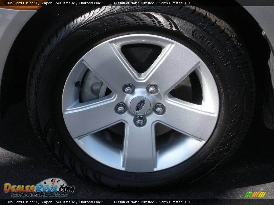 2009 Ford Fusion SE Vapor Silver Metallic / Charcoal Black Photo #11
