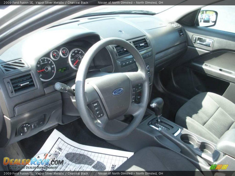 2009 Ford Fusion SE Vapor Silver Metallic / Charcoal Black Photo #13