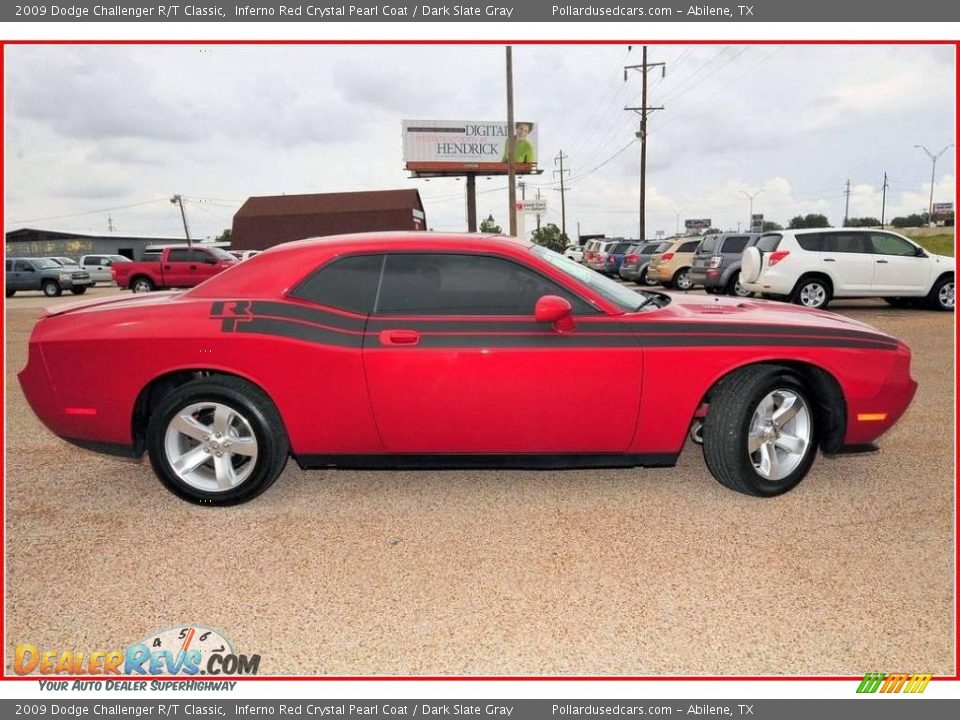 2009 Dodge Challenger R/T Classic Inferno Red Crystal Pearl Coat / Dark Slate Gray Photo #7