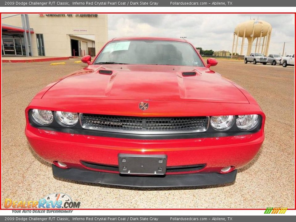 2009 Dodge Challenger R/T Classic Inferno Red Crystal Pearl Coat / Dark Slate Gray Photo #9