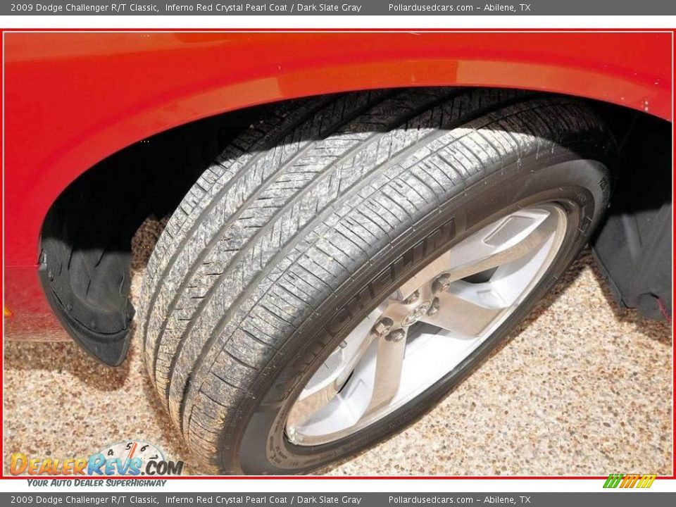 2009 Dodge Challenger R/T Classic Inferno Red Crystal Pearl Coat / Dark Slate Gray Photo #11