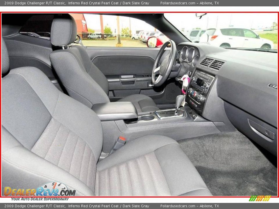 2009 Dodge Challenger R/T Classic Inferno Red Crystal Pearl Coat / Dark Slate Gray Photo #19