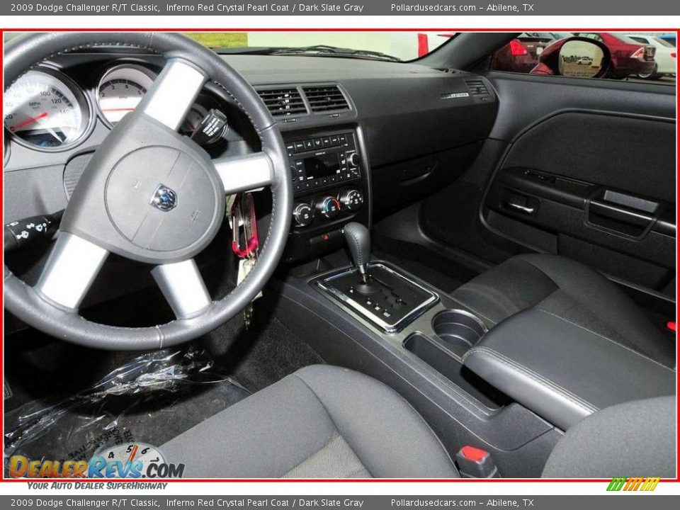 2009 Dodge Challenger R/T Classic Inferno Red Crystal Pearl Coat / Dark Slate Gray Photo #21
