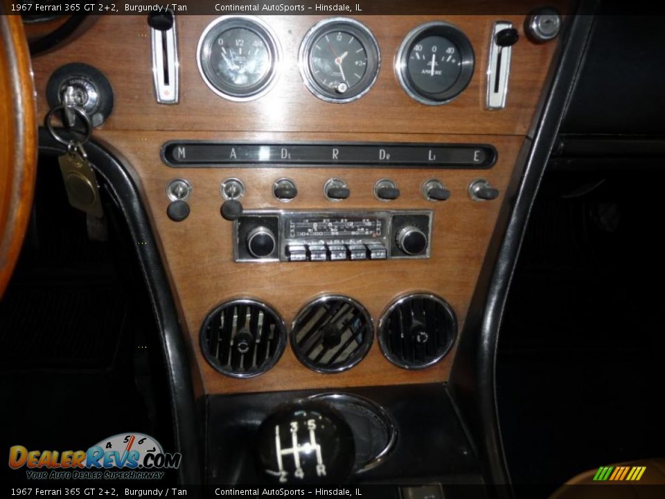 1967 Ferrari 365 GT 2+2 Burgundy / Tan Photo #19