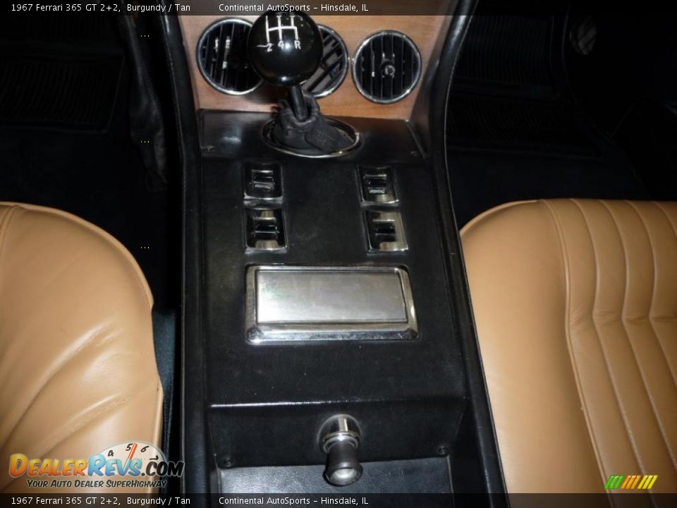 1967 Ferrari 365 GT 2+2 Burgundy / Tan Photo #20