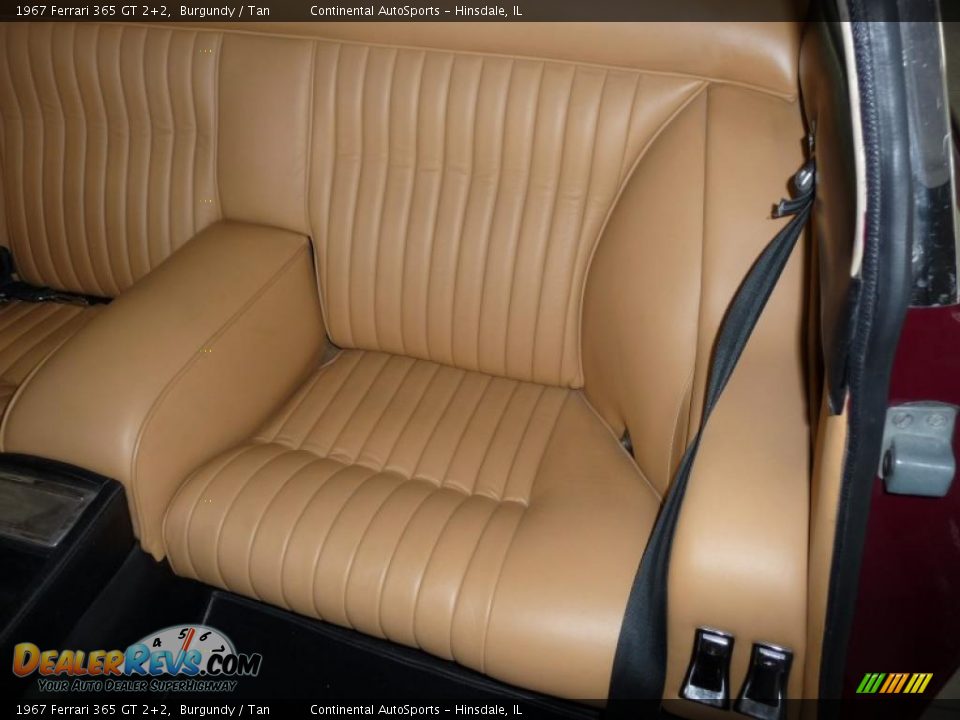 1967 Ferrari 365 GT 2+2 Burgundy / Tan Photo #21