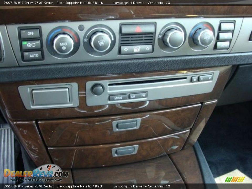 2007 BMW 7 Series 750Li Sedan Black Sapphire Metallic / Black Photo #18