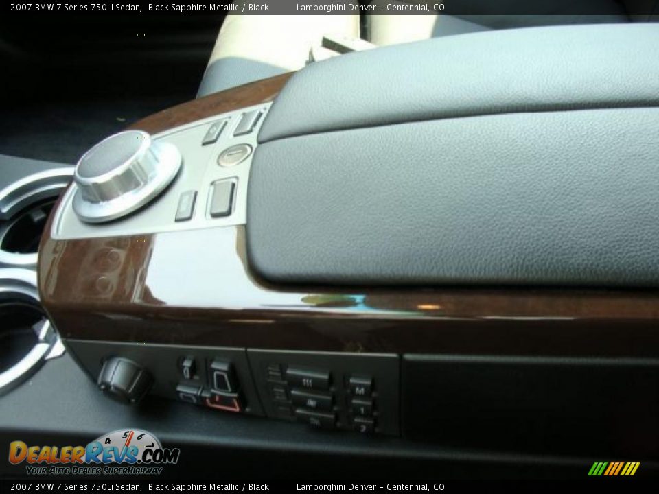 2007 BMW 7 Series 750Li Sedan Black Sapphire Metallic / Black Photo #20