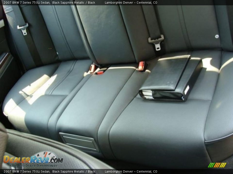 2007 BMW 7 Series 750Li Sedan Black Sapphire Metallic / Black Photo #26