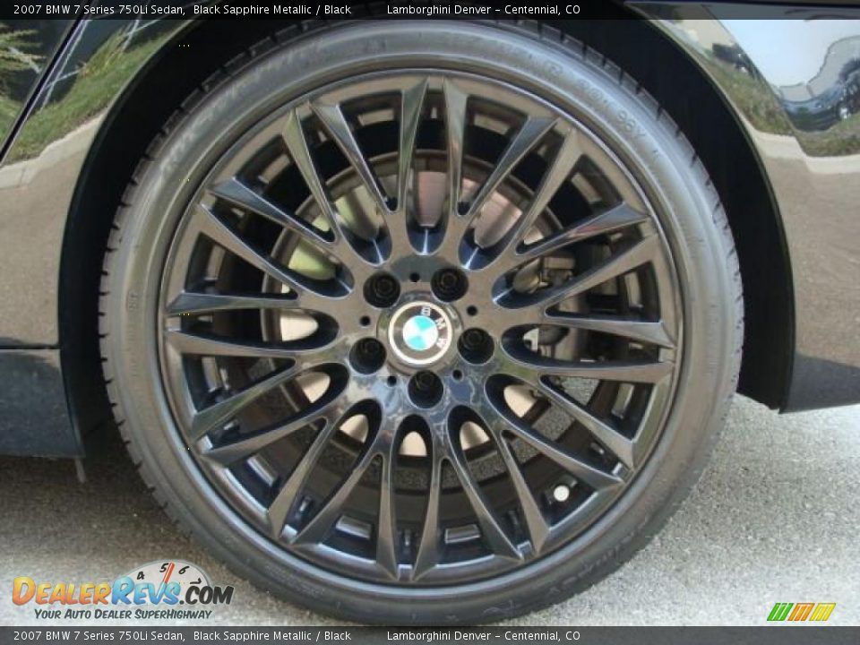 2007 BMW 7 Series 750Li Sedan Black Sapphire Metallic / Black Photo #30