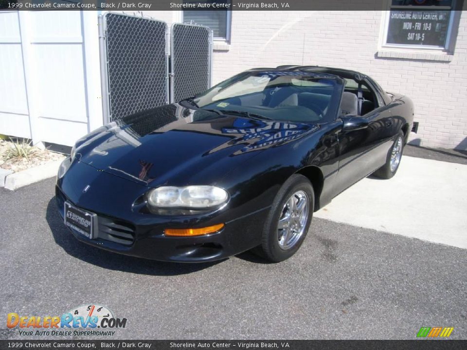 1999 Chevrolet Camaro Coupe Black / Dark Gray Photo #2