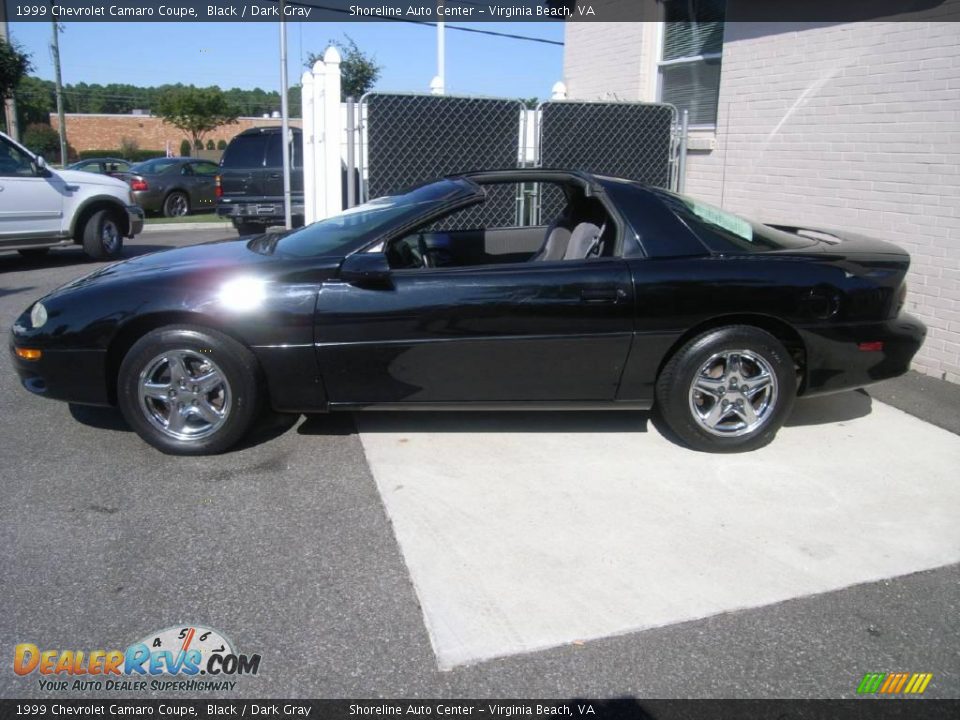 1999 Chevrolet Camaro Coupe Black / Dark Gray Photo #3